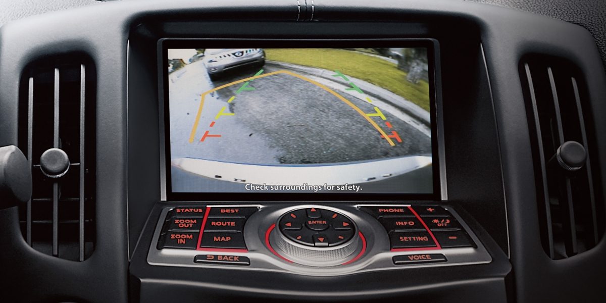 Nissan 370Z Coupe car  RearView Monitor